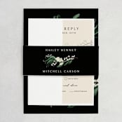 "Meander" - Wedding Invitations in Obsidian by Kaydi Bishop - Assembled