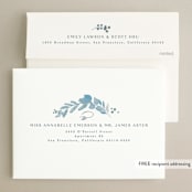 "Wonderful Tonight" - Wedding Invitations in Neptune by Creo Study - FREE Recipient Addressing