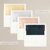 "Wonderful Tonight" - Wedding Invitations in Neptune by Creo Study - Envelope Liner Options