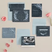 "Wonderful Tonight" - Wedding Invitations in Neptune by Creo Study - Invitation Suite