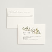 "We Walk Together" - Wedding Invitations in Evergreen by Petra Kern - FREE Recipient Addressing