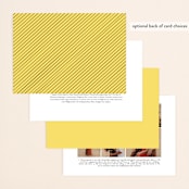 "Big City - Los Angeles" - Wedding Invitations in Lemondrop by Hooray Creative - Back of Card