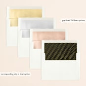 "Big City - Los Angeles" - Wedding Invitations in Lemondrop by Hooray Creative - Envelope Liner Options