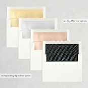 "Big City - Chicago" - Wedding Invitations in Mint Green by Hooray Creative - Envelope Liner Options