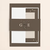 "Fireflies" - Wedding Invitations in Zuni Brown by Paige Rothhaar - Assembled