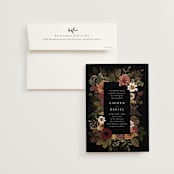 "Falling In Love" - Wedding Invitations in Harvest by Susan Moyal - Invitation with Envelope