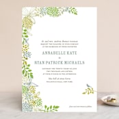 "Fling" - Wedding Invitations in Leaf by Andrea Mentzer - Front