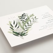 "Collection" - Wedding Invitations in Blanco by Kaydi Bishop - Close-Up