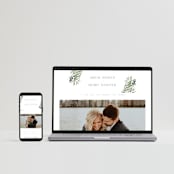 "Collection" - Wedding Invitations in Blanco by Kaydi Bishop - FREE Wedding Website