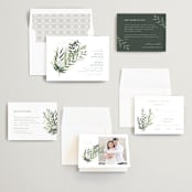 "Collection" - Wedding Invitations in Blanco by Kaydi Bishop - Invitation Suite