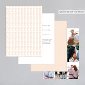 "bold blush" - Wedding Invitations in Blush by frances mathys - Back of Card