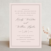 "set in stone" - Wedding Invitations in Dusty Rose by Mansi Verma - Front