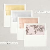"set in stone" - Wedding Invitations in Dusty Rose by Mansi Verma - Envelope Liner Options