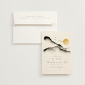 "ataraxia" - Wedding Invitations in Ivory by Anastasia Makarova - Invitation with Envelope