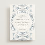 "AKARI" - Wedding Invitations in Wave by Melanie Kosuge - Front