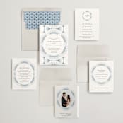 "AKARI" - Wedding Invitations in Wave by Melanie Kosuge - Invitation Suite