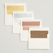 "Deco Garden" - Wedding Invitations in Dusk by GeekInk Design - Envelope Liner Options