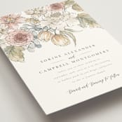 "Summer Garden" - Wedding Invitations in Garden Rose by Wildfield Paper Co - Detail