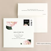 "Peonie Party" - Wedding Invitations in Noir by Baumbirdy - FREE Recipient Addressing