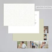 "Ribbonly" - Wedding Invitations in Blush by Jennifer Wick - Back of Card Options