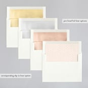 "Ribbonly" - Wedding Invitations in Blush by Jennifer Wick - Envelope Liner Options