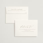 "Napa" - Wedding Invitations in Golden by Kelly Schmidt - FREE Recipient Addressing