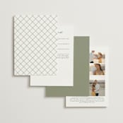 "Garden at Blue Hill" - Wedding Invitations in Meadow by Jennifer Wick - Back of Card Options