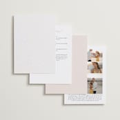 "Anson" - Wedding Invitations in Latte by Kristie Kern - Back of Card