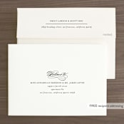 "Big City - Washington DC" - Wedding Invitations in Mint Green by Hooray Creative - FREE Recipient Addressing