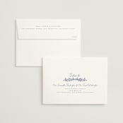 "Pavilion" - Wedding Invitations in Navy by Petra Kern - FREE Recipient Addressing