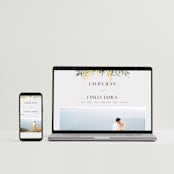 "mimosa" - Wedding Invitations in Dandelion by Everett Paper Goods - FREE Wedding Website