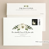 "jewel" - Wedding Invitations in Onyx by Susan Moyal - FREE Recipient Addressing