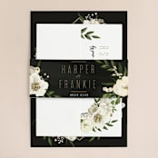 "jewel" - Wedding Invitations in Onyx by Susan Moyal - Assembled