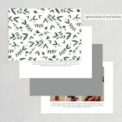 "Floral Wreath" - Wedding Invitations in Fresh by Kelly Schmidt - Back of Card
