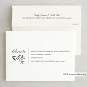 "Floral Wreath" - Wedding Invitations in Fresh by Kelly Schmidt - FREE Recipient Addressing