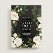 "Rose Garden" - Wedding Invitations in Porcelain by Susan Moyal - Front