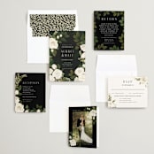 "Rose Garden" - Wedding Invitations in Porcelain by Susan Moyal - Invitation Suite