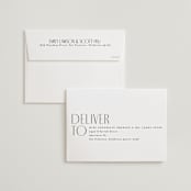 "Bold Union" - Wedding Invitations in Cloud by Everett Paper Goods - FREE Recipient Addressing