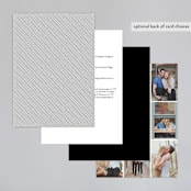 "Waltz" - Wedding Invitations in Tuxedo by Lori Wemple - Back of Card