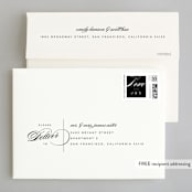 "Waltz" - Wedding Invitations in Tuxedo by Lori Wemple - FREE Recipient Addressing