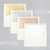 "Waltz" - Wedding Invitations in Tuxedo by Lori Wemple - Envelope Liner Options