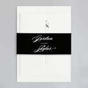 "Waltz" - Wedding Invitations in Tuxedo by Lori Wemple - Assembled