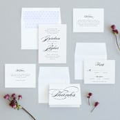 "Waltz" - Wedding Invitations in Tuxedo by Lori Wemple - Invitation Suite