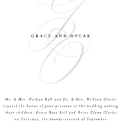"front and center" - Wedding Invitations in Putty by Angela Marzuki - Close-Up
