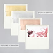 "living coral" - Wedding Invitations in Coral by Phrosné Barwood - Envelope Liner Options