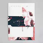 "living coral" - Wedding Invitations in Coral by Phrosné Barwood - Assembled