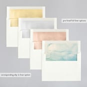 "Ombio" - Wedding Invitations in Aqua by GeekInk Design - Envelope Liner Options