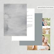 "In The Fall" - Wedding Invitations in Slate by Ashlee Townsend - Back of Card
