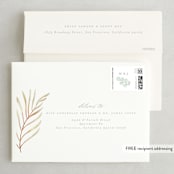 "In The Fall" - Wedding Invitations in Slate by Ashlee Townsend - FREE Recipient Addressing