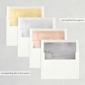 "In The Fall" - Wedding Invitations in Slate by Ashlee Townsend - Envelope Liner Options